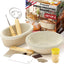 Juego cestas pan madre 9-10 pulg con suministros