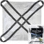 Lona 5x5ft poliéster impermeable UV resistente asas