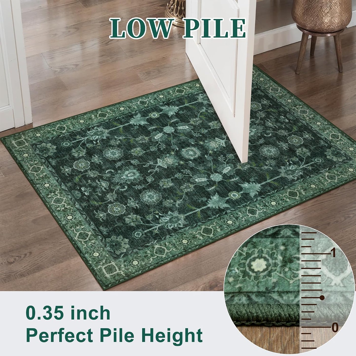 Alfombra pasillo 2x5pulg antiderrap bohemio
