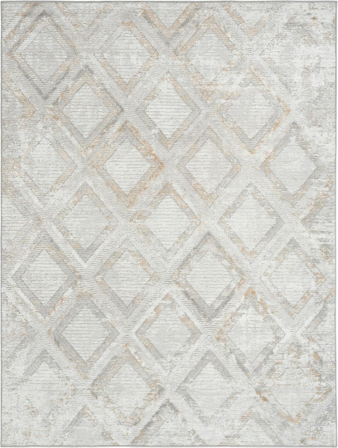 Alfombra gris 4x6ft fácil de limpiar para dormitorio y sala