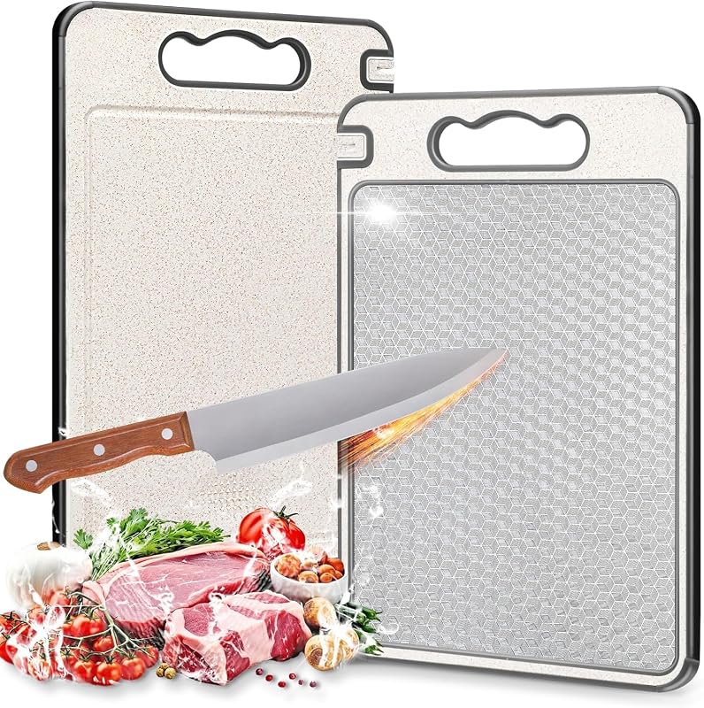 Tabla cortar doble cara acero inox 304 resistente