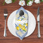 Set 6 Servilletas Algodón 18x18pulg Amarillo Azul