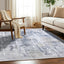 Alfombra antiderrap dormitorio sala 8x10pulg gris