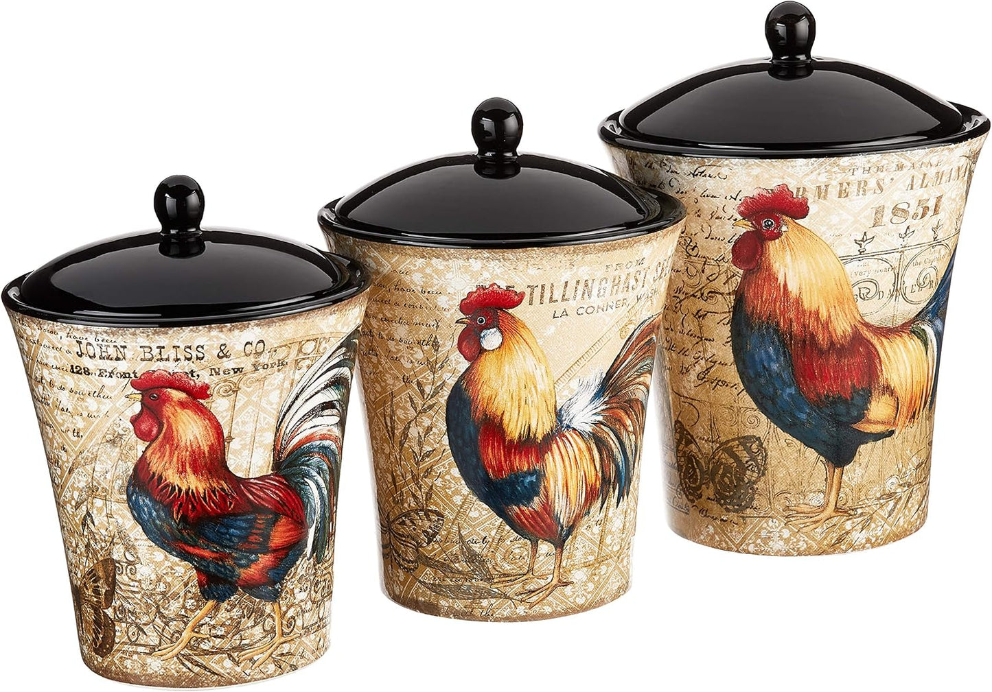 Set 3 Pzas Botes Gallo Dorado Multicolor