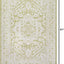 Alfombra Medallion textura Sinjuri 5x8 para patio entrada