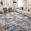 Tapete interior 9x12ft suave estilo campo gris