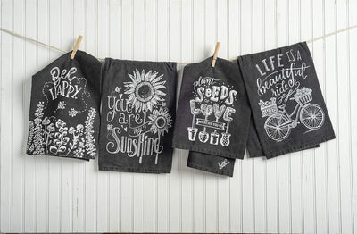 Toalla cocina tiza 28x28pulg you are my sunshine