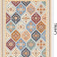 Alfombra suave antiderrap bohemia marroquí 5x7pulg