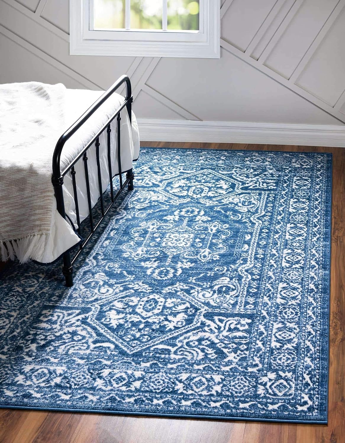 Alfombra área con medallón 2x3ft1pulg rectangular