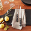 Set 2 Pzas Acero Inox Clásico Negro