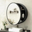 Botiquín redondo 24" para baño con espejo circular