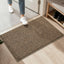 Alfombra entrada 20x32pulg antideslizante lavable absorbente