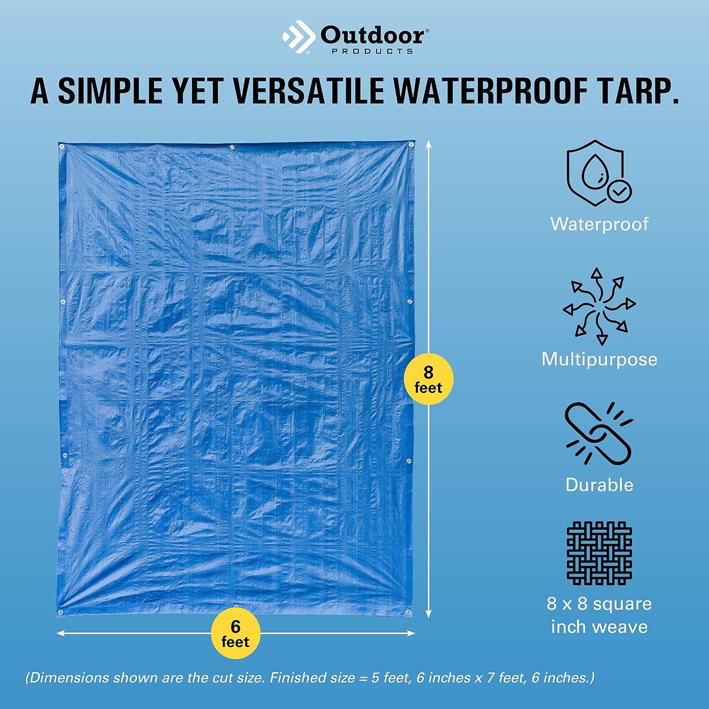 Lona plástico multiusos impermeable varios tamaños