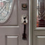 Set herrajes puerta delantera cobre antiguo