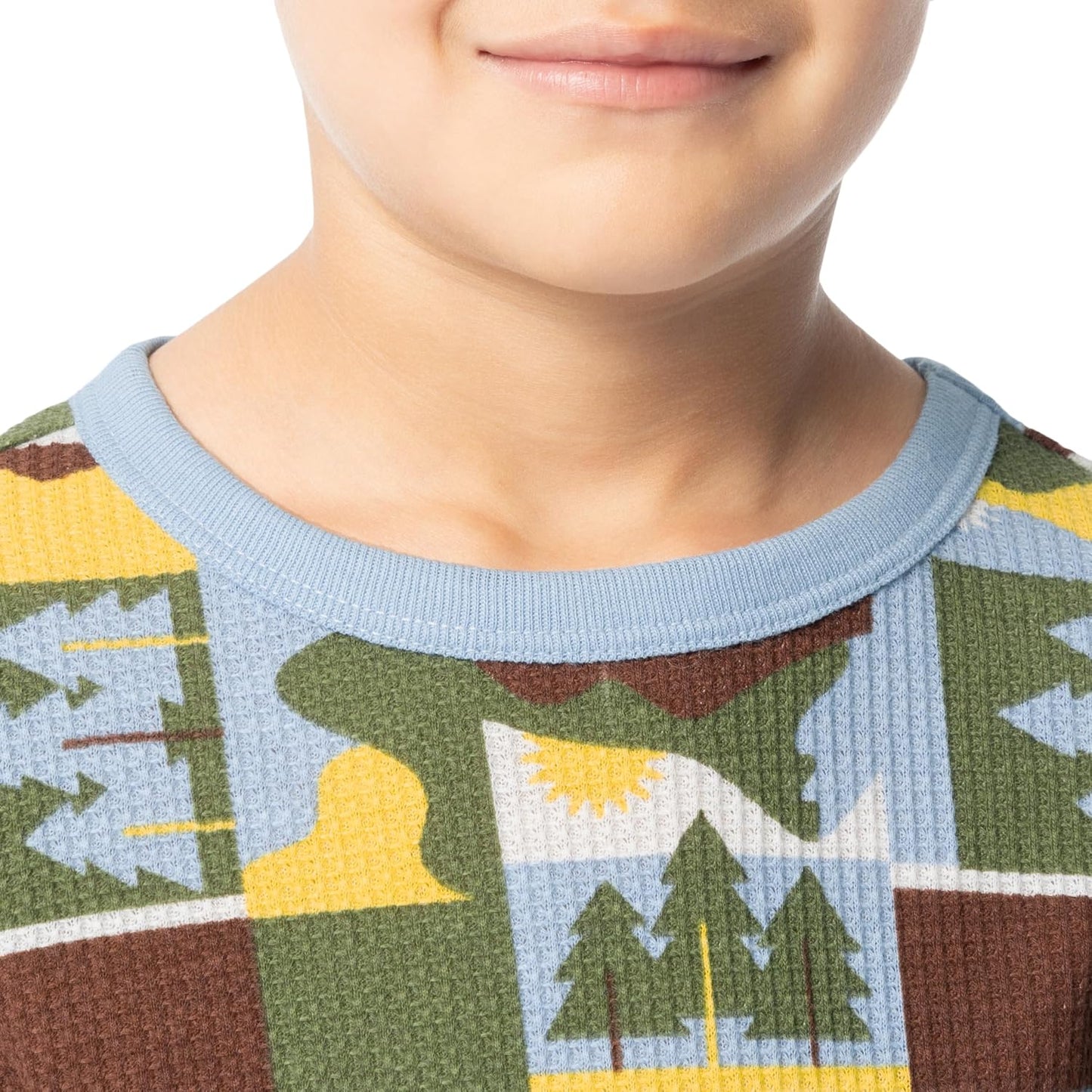 Conjunto ropa interior térmica gofre para niños
