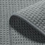 Toalla microfibra waffle gris 6 Pzas