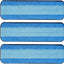 3 Pzas Almohadillas Microfibra Trapeador 18pulg