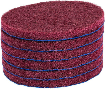 6 Pzas Almohadillas Repuesto Color Rojo 5pulg