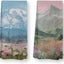 Set 2 Toallas Cocina Floral Primavera Vintage Botánica