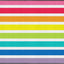 Alfombra área a rayas arco iris 5x7ft para niños