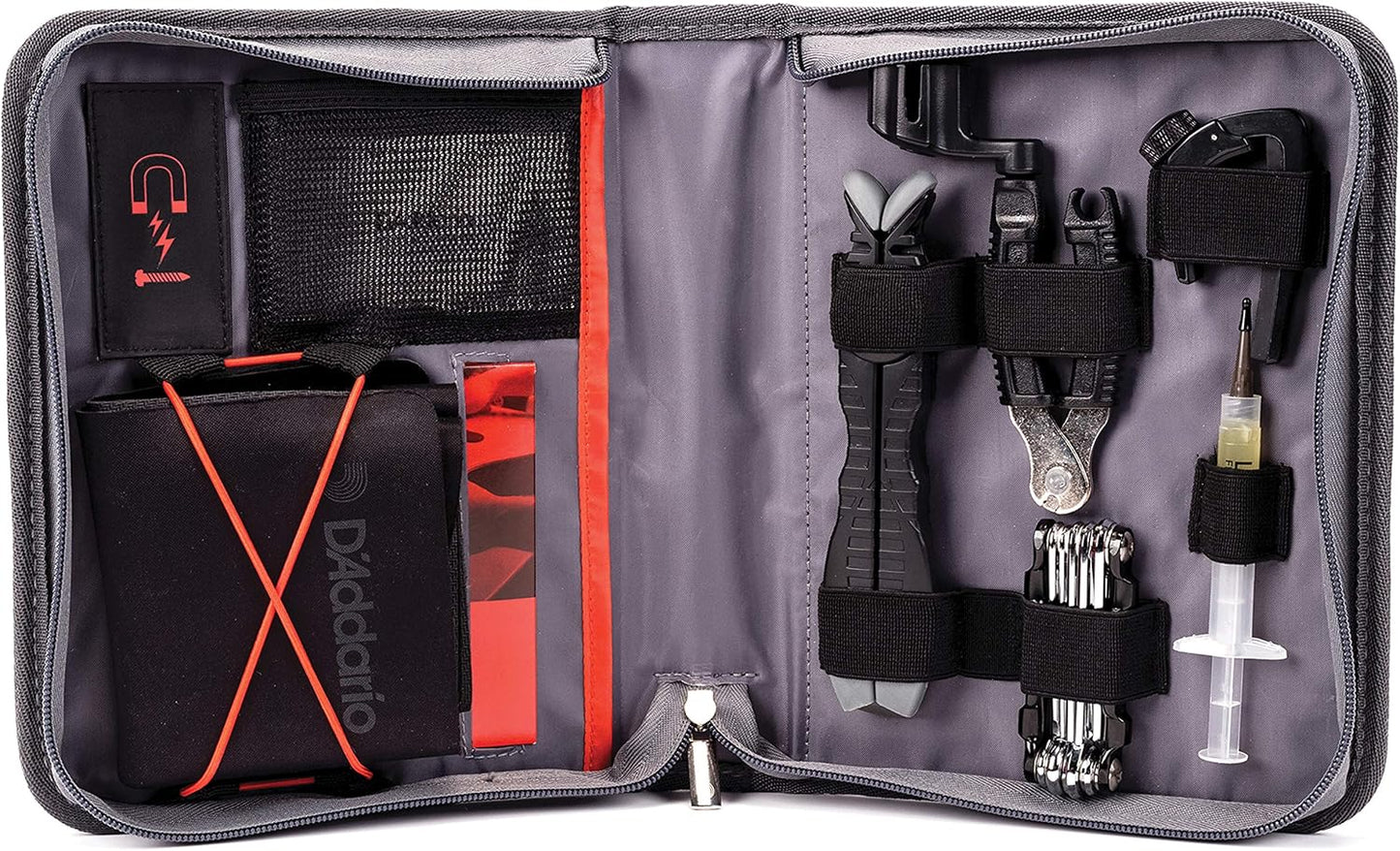 Kit mantenimiento guitarra herramientas configuración negro