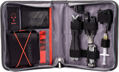 Kit mantenimiento guitarra herramientas configuración negro