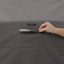 Cobertor silla alta para patio funda tela gris resistente
