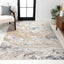 Alfombra sala dormitorio 3x5ft abstracta beige