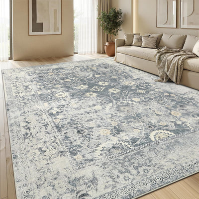 Alfombra sala niños vintage antideslizante 5x7ft