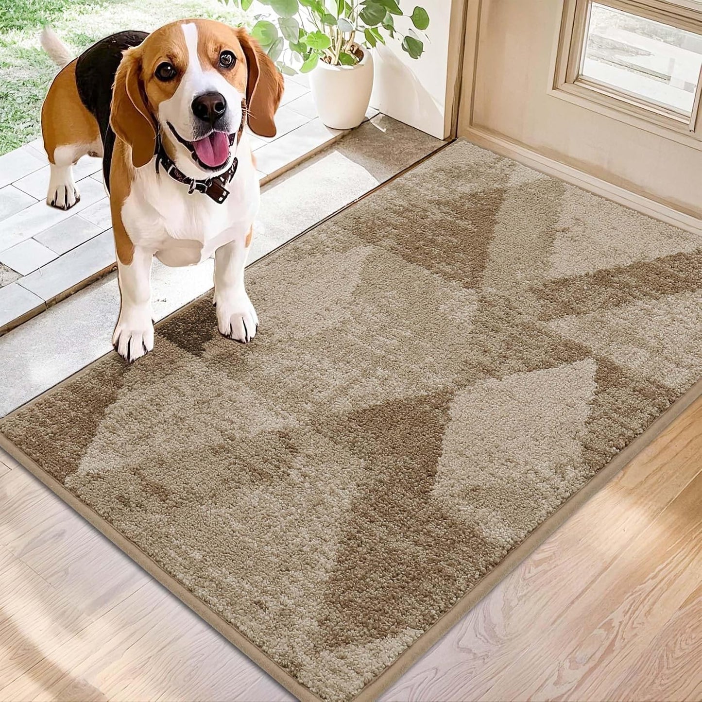 Tapete Poliéster Absorbente Antiderrap 20x32" Beige