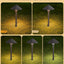 12 Luces LED Camino 12V Aluminio Impermeable