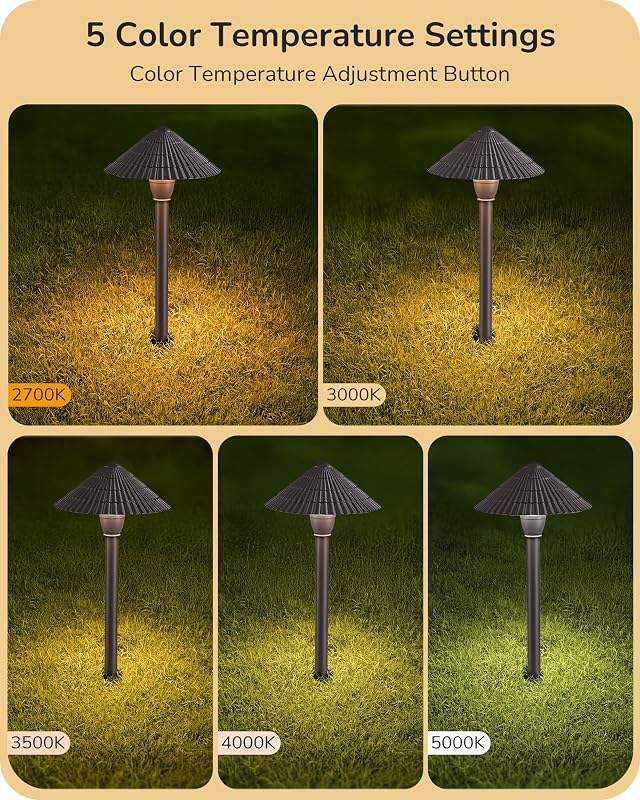 12 Luces LED Camino 12V Aluminio Impermeable