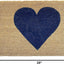 Alfombra Madison Heart azul oscuro 17x29pulg