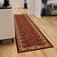 Alfombra pasillo 2'7x9'6 antiderrap color rojo