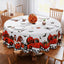 Mantel Halloween 70x70pulg con borde festoneado impermeable