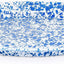 Plato ovalado esmaltado 17.5pulg azul/blanco