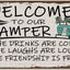 Alfombra puerta campamento 17x30 para hombres y mujeres
