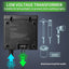Transformador 60W 120V a 12V con sensor y temporizador