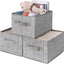 Cajas plegables con asas para almacenamiento