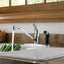 Grifo cocina una manija rociador lateral cromado