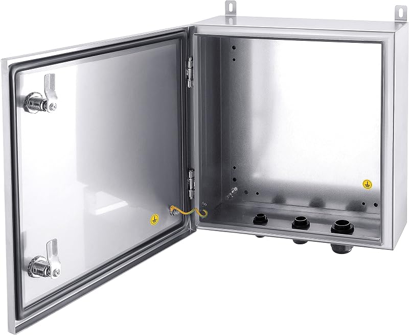 Caja acero inox IP65 para equipo electrónico 16x16x6"