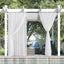 Cortinas traslúcidas 2 capas para patio balcón 54x96"