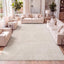 Alfombra Rayas Marfil 3x5 para Interior/Exterior