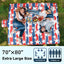 Manta picnic impermeable extra grande para playa camping