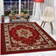 Alfombras oriental 5x7 antiderrap perfil bajo goma granate