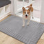 Alfombra puerta antiderrap absorbente perfil bajo lavable
