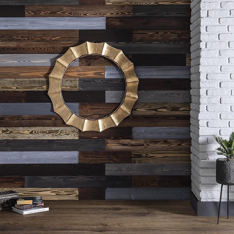 Tablones pared madera granero 3.5" 48" 12 Pzas varios