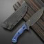 Cuchillo fijo EDC hoja N690 G10 azul