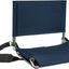 Asiento plegable ligero para gradas 17pulg azul marino