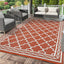 Alfombra Reversible Plástico Impermeable 9x18ft Exteriores